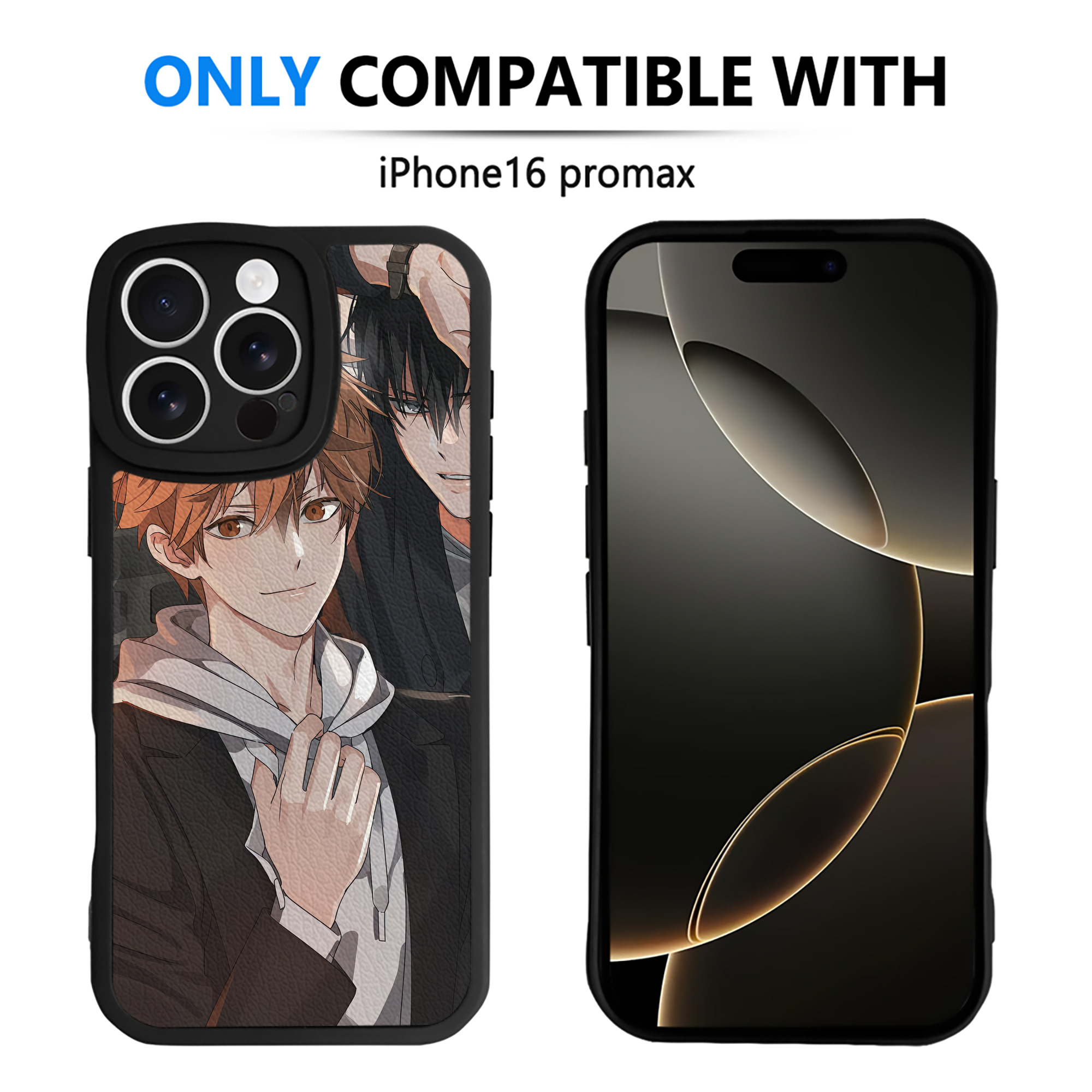 （画像用） ハイキュー!! Haikyu!! 【iPhone 16シリーズ対応】シリコンスマホケース（レザー調） 材質：シリコン